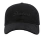 Skechers Corduroy Script Hat, BLACK, full image number 2