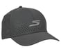 Velocity Baseball Hat, CZARNY / GRAFITOWY, full image number 4