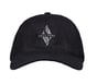 Diamond Cord Dad Hat, BLACK, full image number 2