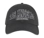 Los Angeles Baseball Hat, BLACK / CHARCOAL, full image number 4