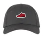 Skechers Kicks Baseball Hat, ZWART / HOUTSKOOL, full image number 2