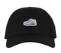 Skechers Kicks Baseball Hat, ZWART / LAVENDEL, full image number 2