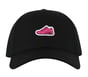 Skechers Kicks Baseball Hat, ZWART / ROZE, full image number 2