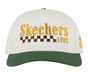 Racer Baseball Hat, OLIVE / BEIGE, full image number 2