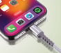 Lightning to USB-C Charging Cable, GRAY, full image number 2