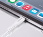 Lightning to USB-C Charging Cable, WHITE, full image number 3