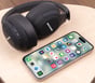 Wireless Over Ear Headphones, BLACK, full image number 4