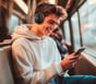 Wireless Over Ear Headphones, BLACK, full image number 6