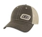 Frayed S Trucker Hat, BROWN, full image number 0