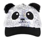 Skechers Sequin Panda Hat, SILVER / BLACK, full image number 2