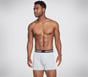 Skechers 3 Pack Jersey Boxer Briefs, BLACK / WHITE / GRAY, full image number 0