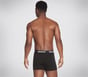 Skechers 3 Pack Jersey Boxer Briefs, BLACK / WHITE / GRAY, full image number 3