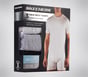 Skechers 3 Pack of Crew Neck Tee Shirts, BLACK / WHITE / GRAY, full image number 6