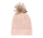 Marled Purl Beanie Hat, PINK, full image number 0