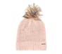 Marled Purl Beanie Hat, PINK, full image number 1