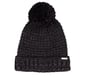 Reverse Stitch Pom-Pom Beanie, BLACK, full image number 0