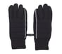 Quilted Nylon Touchscreen Winter Gloves - 1 Pack, BLACK, full image number 0