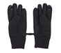 Quilted Nylon Touchscreen Winter Gloves - 1 Pack, BLACK, full image number 2