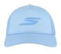 Skechers Free-Run Trucker Hat, AQUA / PINK, full image number 4