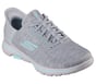 Skechers Slip-ins: GO GOLF WALK 5 - Slip-Ins, GRIS / AQUA, full image number 4