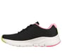 Skechers Arch Fit - Infinity Cool, BLACK / MULTI, full image number 4