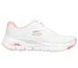 Skechers Arch Fit - Infinity Cool, WHITE / PINK, full image number 3