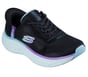 Skechers Slip-ins: Skech Cloud - Perfectly Plush, BLACK / MULTI, full image number 3