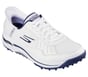 Skechers Slip-ins: GO GOLF Arch Fit - Line Up, BLANC / BLEU MARINE, full image number 3