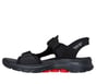 Skechers Slip-ins: GO WALK 7 Sandal - Ken, BLACK / RED, full image number 4