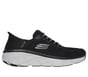 Skechers Slip-ins RF: D'Lux Walker 2.0 - Rezinate, ZWART / GRIJS, full image number 0