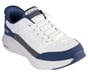 Skechers Slip-ins: Contour Foam - Cozy Fit, WIT / MARINE, full image number 3