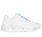 Skechers x JGoldcrown: Uno Lite - Lovely Luv, WHT / PNK / TURQ, full image number 0