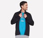 SKECH-KNITS ULTRA GO Thermal Full Zip Jacket, NOIR, full image number 2