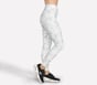 GO FLEX RIB Floral Mirage Full Length High-Waisted Legging, SILVER / GRAY, full image number 2