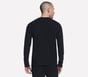 GO KNIT Waffle Henley, BLACK, full image number 1