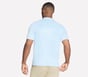 Skechers Off Duty Polo, NATUURLIJK / LICHT BLAUW, full image number 1