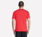 Performance Logo Tee, ROT / BRAUN, full image number 1