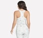 GO FLEX RIB Floral Mirage V-Neck Tank, SILVER / GRAY, full image number 1