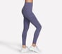 Skechers GO WALK HW Legging, PURPLE / CHARCOAL, full image number 2