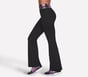 The GO FLEX Ultraviolet Flare Pant, ZWART / PURPER, full image number 2