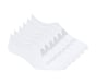 Super Soft No Show Liner Socks - 6 Pack, BLANC, full image number 0