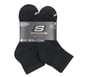 6 Pack Core Quarter Large Socks, NERO, full image number 1