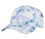 Seascape Floral Hat, VIOLET / TURQUOISE, full image number 0