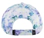 Seascape Floral Hat, PURPLE / TURQUOISE, full image number 1