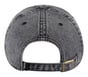 Denim Embroidered Hat, SCHWARZ, full image number 1