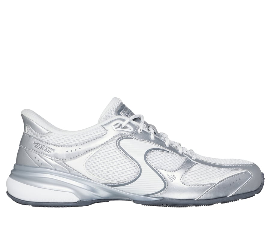 Skechers Slip-ins: Exhilarate - Metallic Dreams, WHITE / SILVER, fullimage number 0