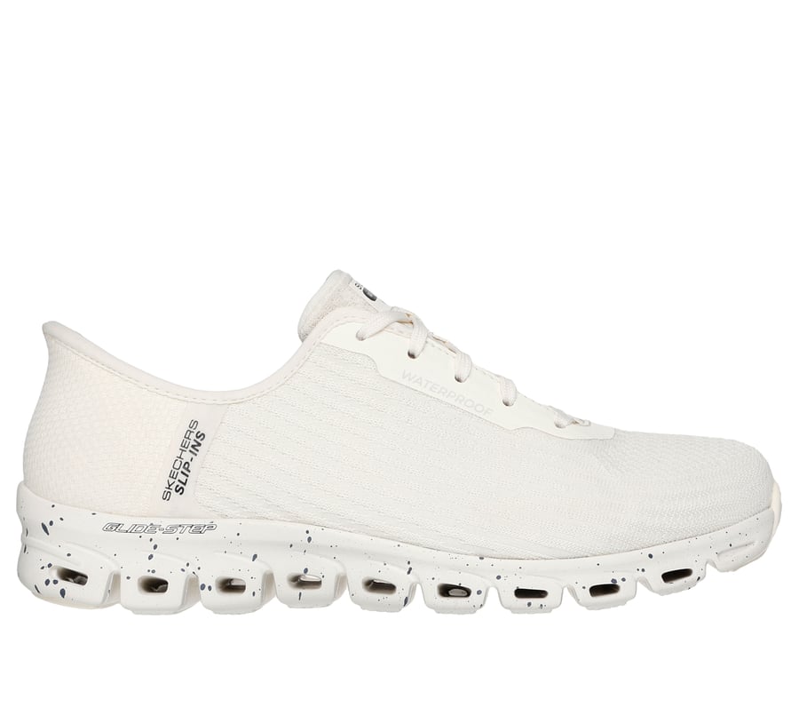 スケッチャーズ スリップインズ ウォータープルーフ：グライドステップ, ナチュラル/ブラック, fullimage number 0