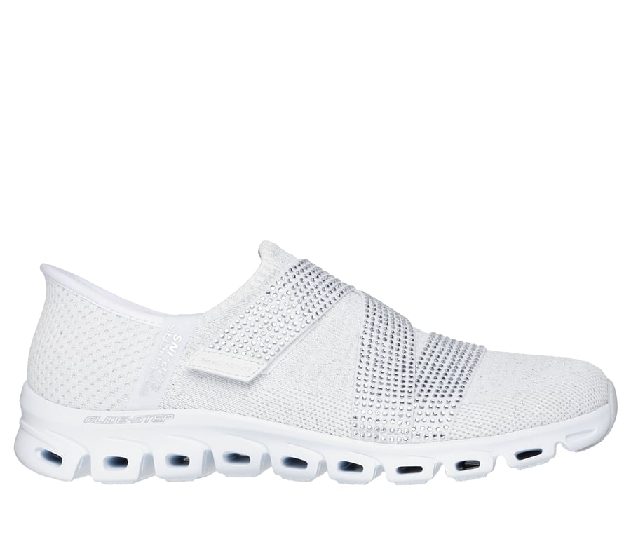 Skechers Slip-ins: Glide-Step - High Shine, WHITE / SILVER, fullimage number 0