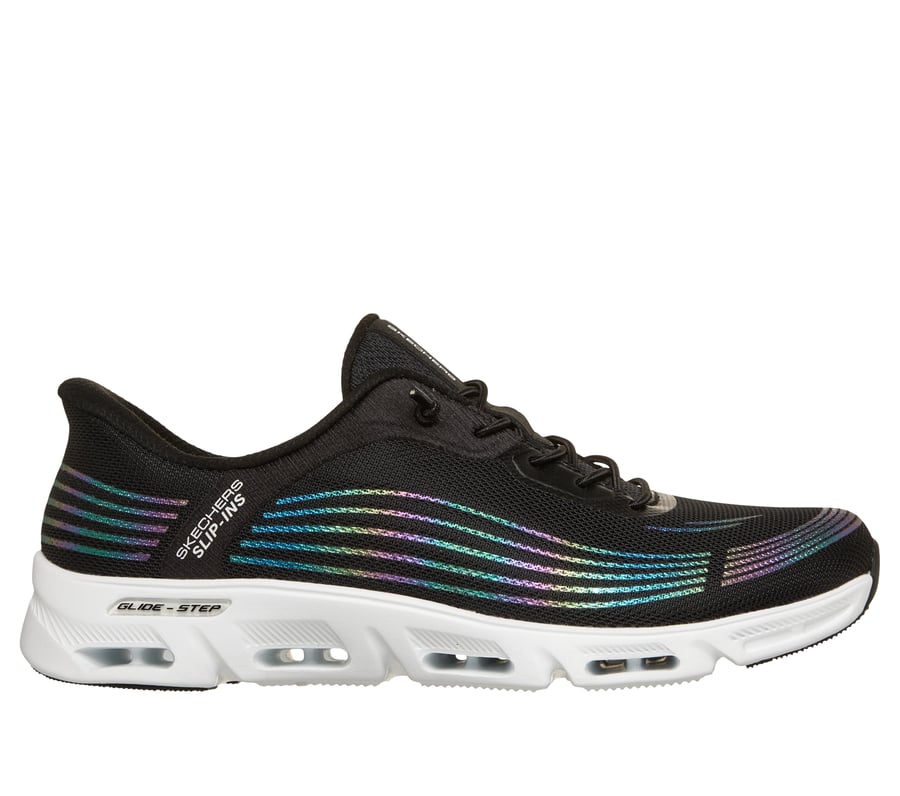 Skechers Slip-ins: Glide-Step Gratify - Cosmic, BLACK / WHITE, fullimage number 0