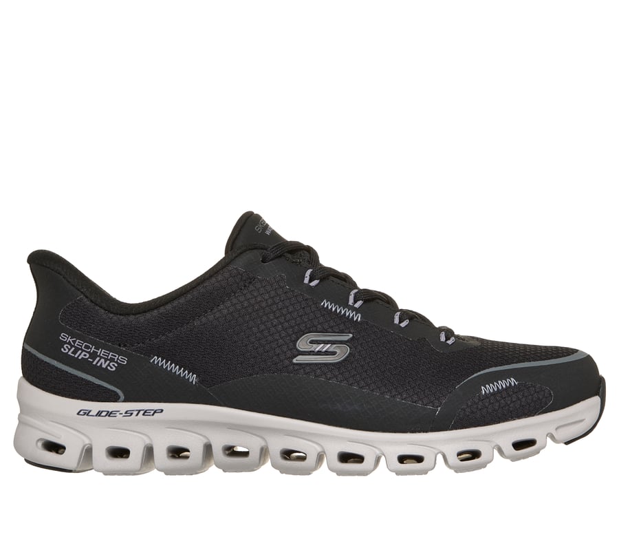 Skechers Slip-ins Waterproof: Glide-Step - Drizzle, BLACK / CHARCOAL, fullimage number 0
